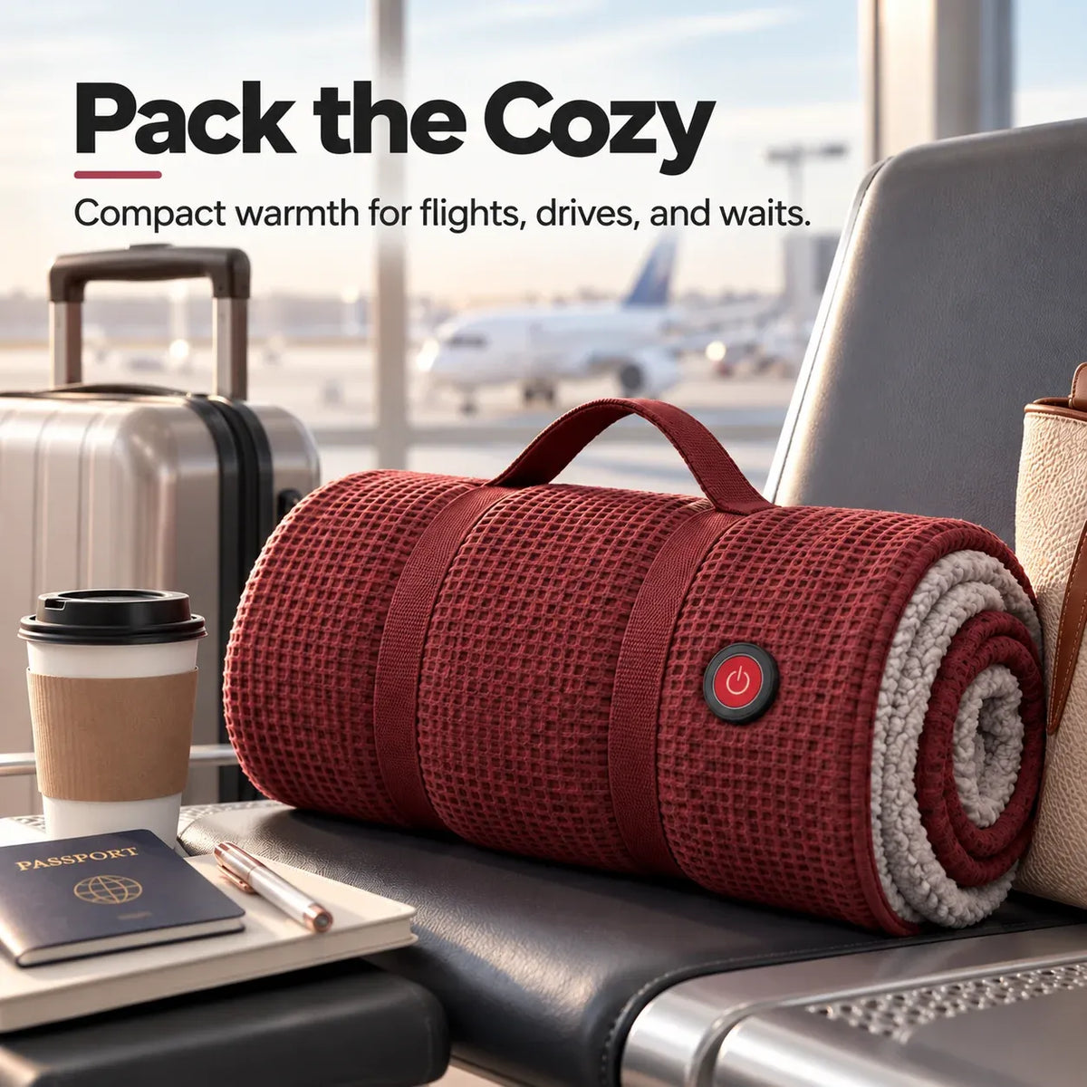 π₯ Wearable Heated Blanket β Cozy Hands-Free Warmth