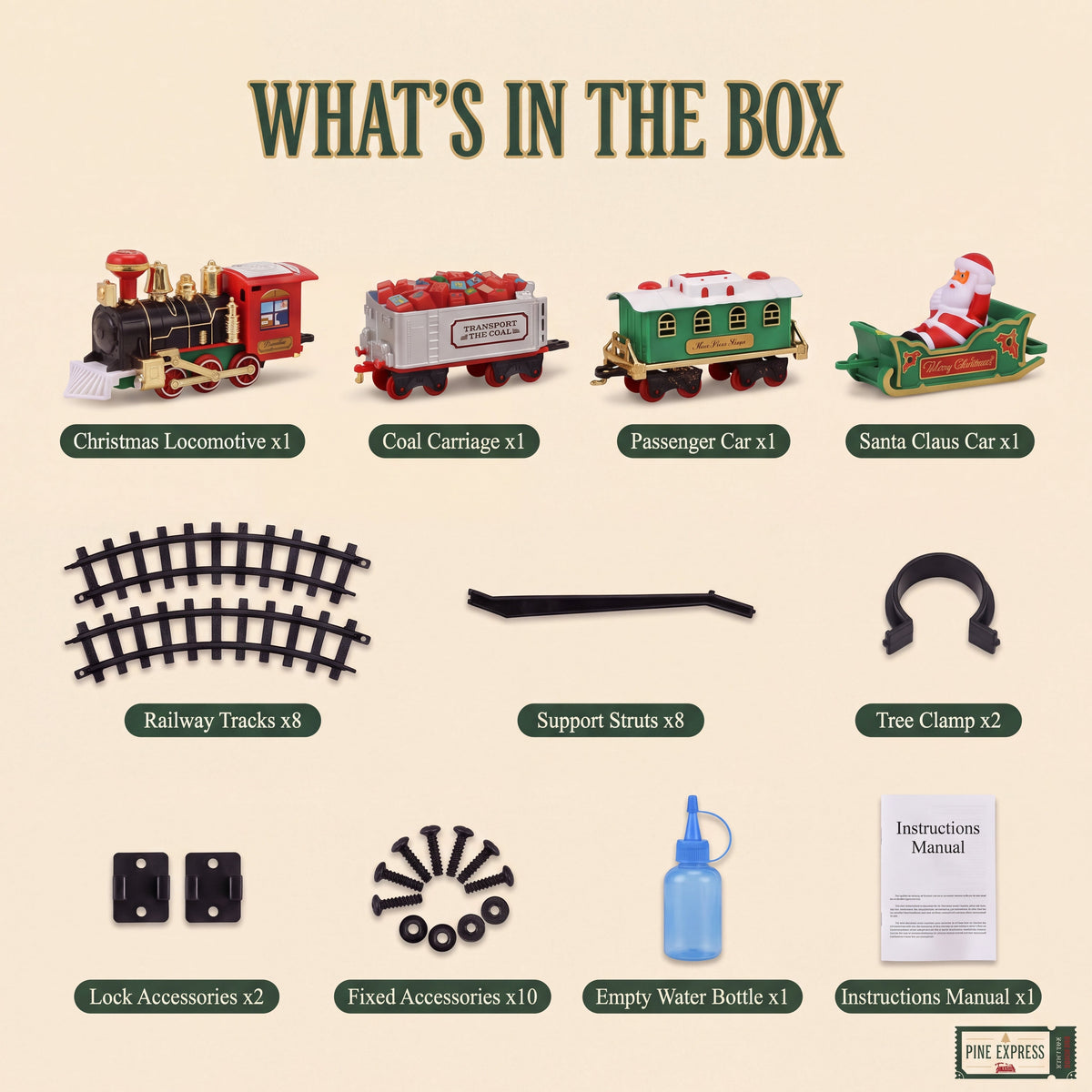 π Vintage Puffing Steam Christmas Tree Train | Bring Back Classic Christmas Magic