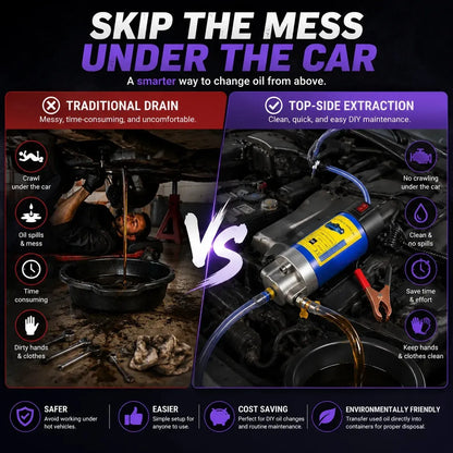 12V 100W Efficient Powerful Self-Priming Oil Pump