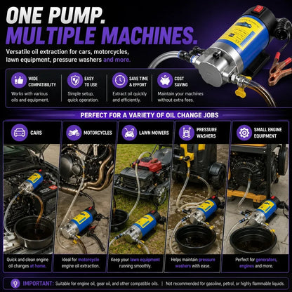 12V 100W Efficient Powerful Self-Priming Oil Pump