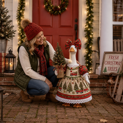 2026 New Christmas Collection 🎄 23 Inch Lawn Goose Outfit | Christmas Tree Farm Holiday Porch Decor