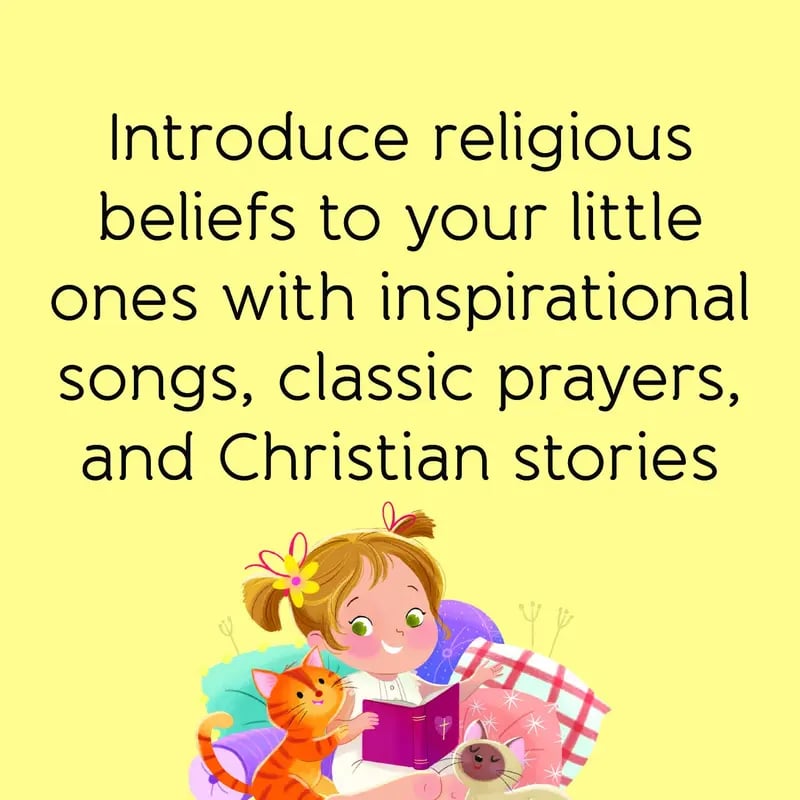 Bible Stories and Songs: Portable Electronic Player with 11 Books