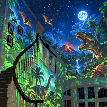 🦕Dinosaur Projector Light – 360° Rotating Prehistoric Adventure Night Light