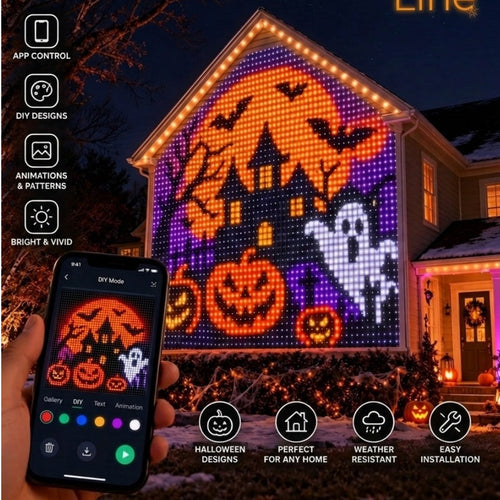 🎃DIY Halloween Curtain Lights – Design Your Own Christmas Glow