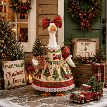 2026 New Christmas Collection 🎄 23 Inch Lawn Goose Outfit | Christmas Tree Farm Holiday Porch Decor