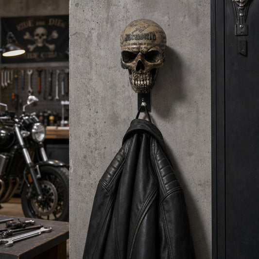 Skull Helmet Wall Mount