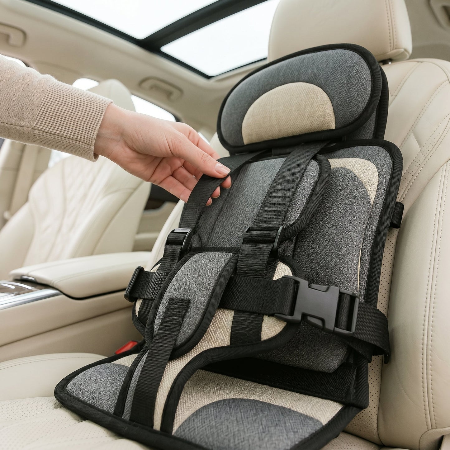 👶Auto Child Safety Seat Simple Car Portable Seat Belt