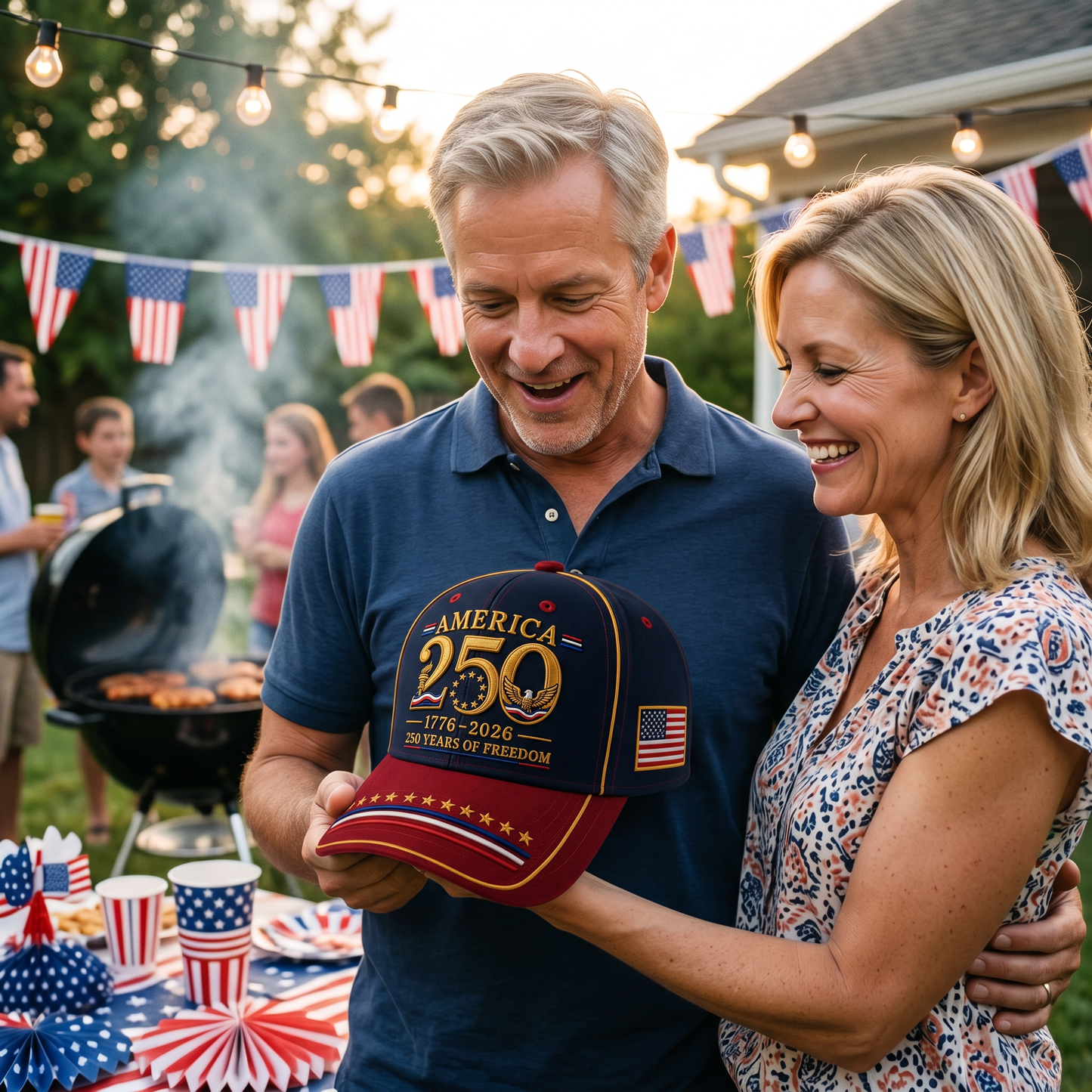 🔥 Father’s Day Sale - ❤️ America 250th Anniversary Freedom Embroidered Baseball Cap