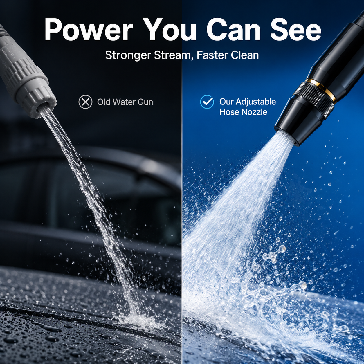⚡🌊LAST DAY 55% OFF - Home High-Pressure Car Wash Water Gun