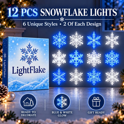 ❄️LED Snowflake Wall Set