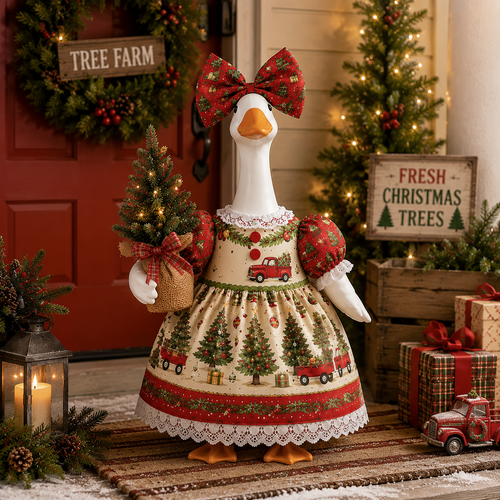2026 New Christmas Collection 🎄 23 Inch Lawn Goose Outfit | Christmas Tree Farm Holiday Porch Decor