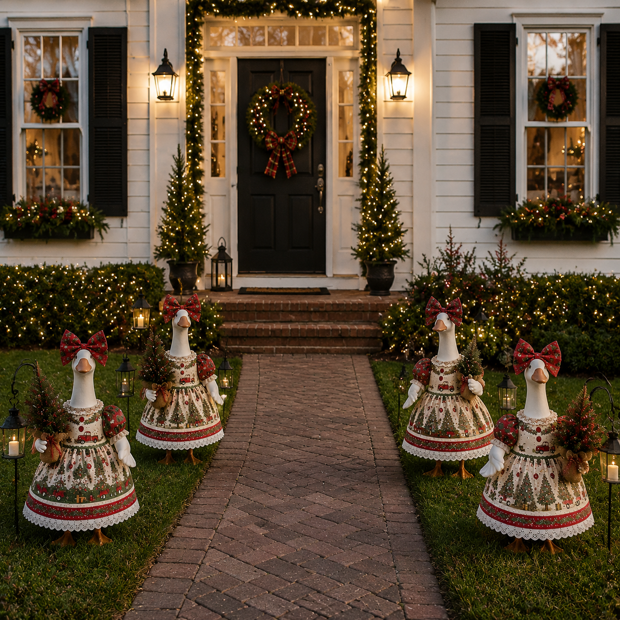 2026 New Christmas Collection 🎄 23 Inch Lawn Goose Outfit | Christmas Tree Farm Holiday Porch Decor