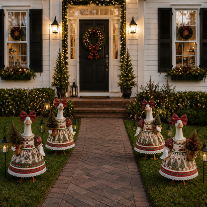 2026 New Christmas Collection 🎄 23 Inch Lawn Goose Outfit | Christmas Tree Farm Holiday Porch Decor