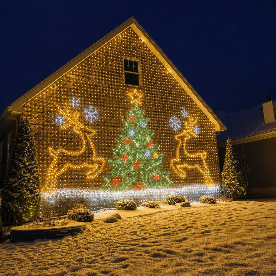 🎄✨ DIY Programmable Curtain Lights – Design Your Own Christmas Glow