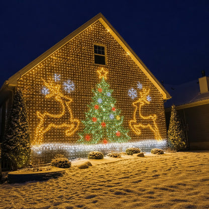 🎄✨ DIY Programmable Curtain Lights – Design Your Own Christmas Glow