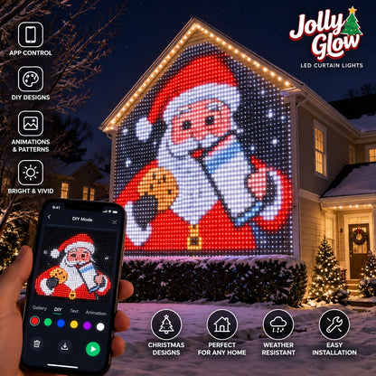 🎄✨ DIY Programmable Curtain Lights – Design Your Own Christmas Glow