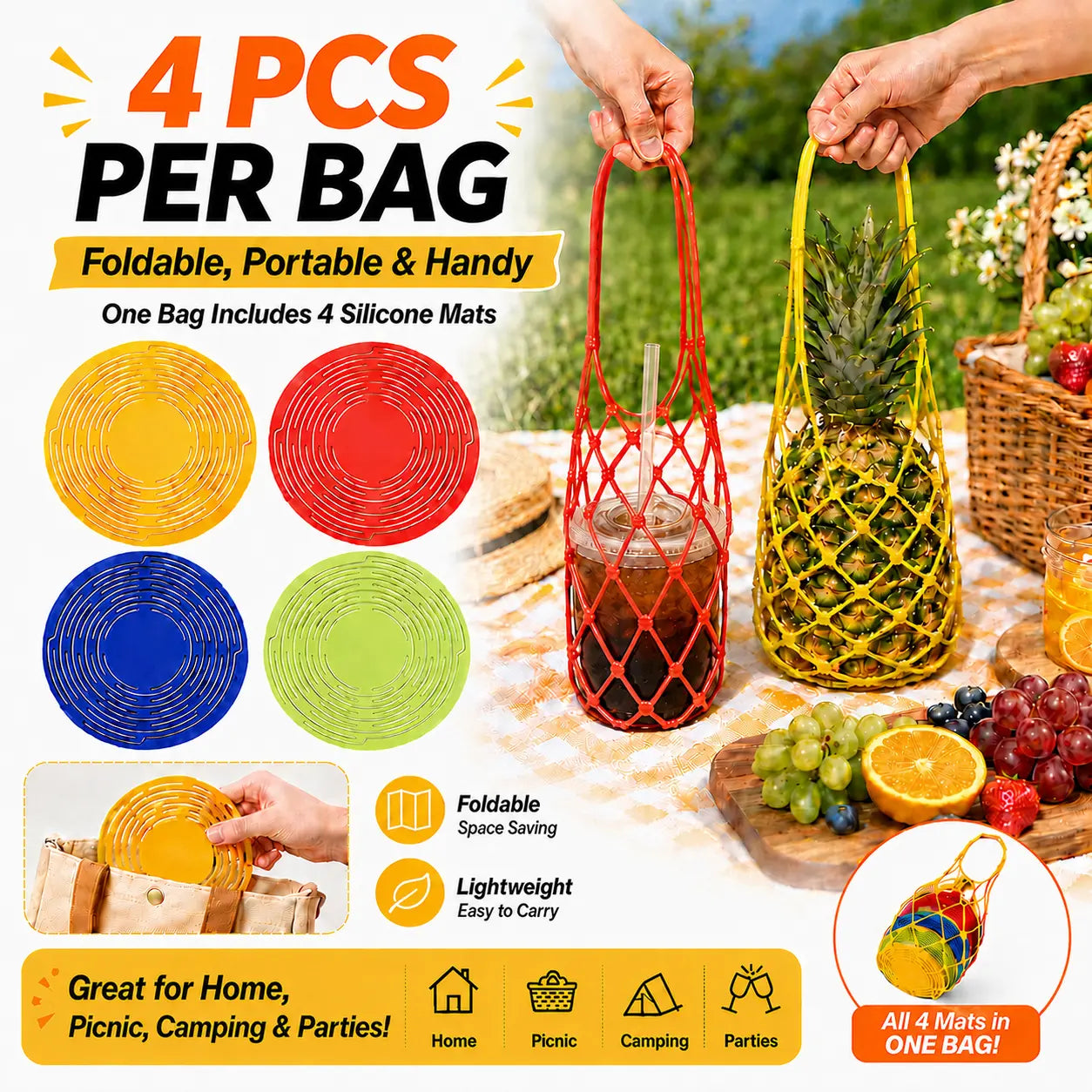 🍷👜 MULTI-USE SILICONE STORAGE BAG