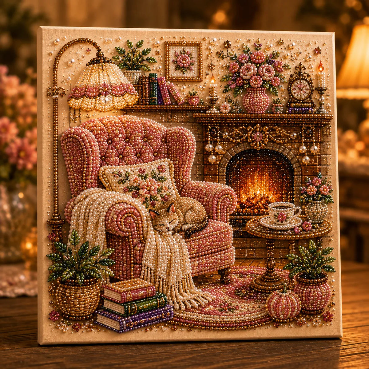 ✨ Cozy Hobby Rooms 3D Diamond Painting Kit