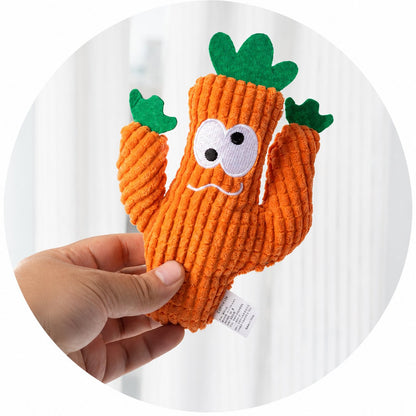 🔥Handmade Soft Cactus Kitten Chew Toys with Natural Catnip