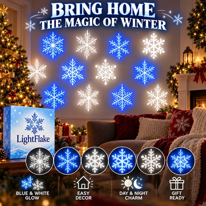 ❄️LED Snowflake Wall Set