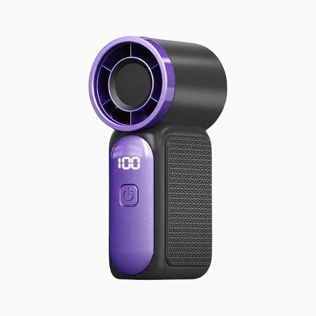 Mini Handheld Fan with LED Display