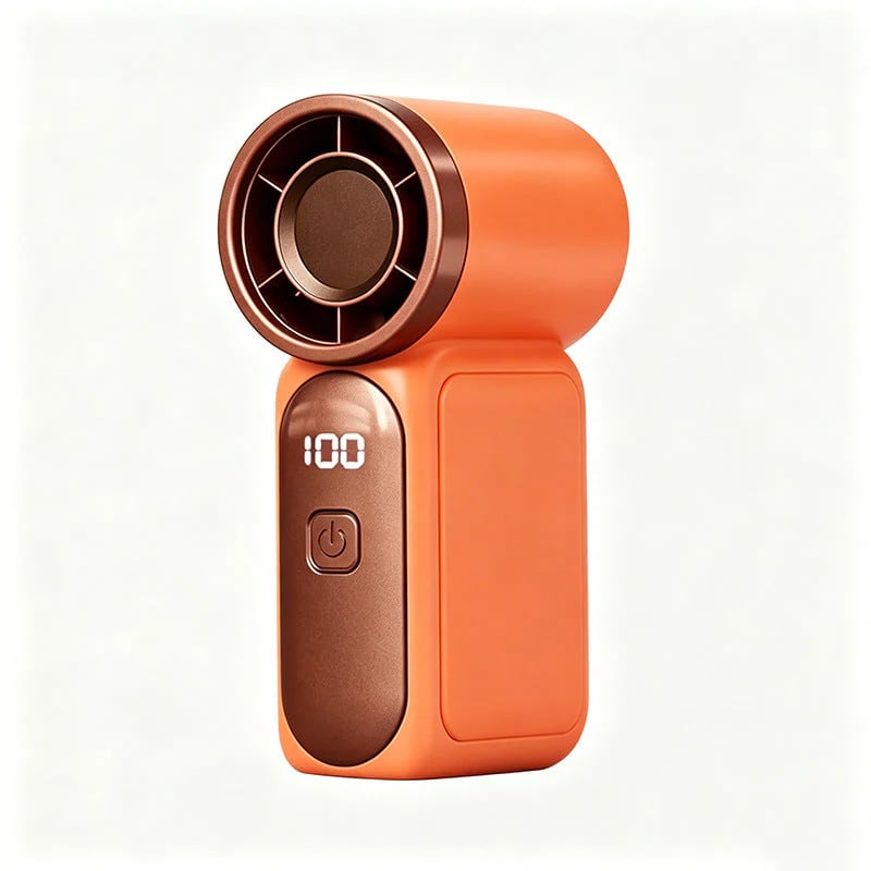 Mini Handheld Fan with LED Display