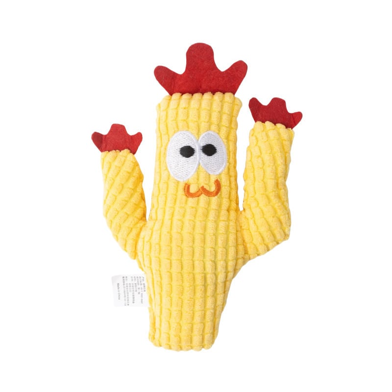 🔥Handmade Soft Cactus Kitten Chew Toys with Natural Catnip