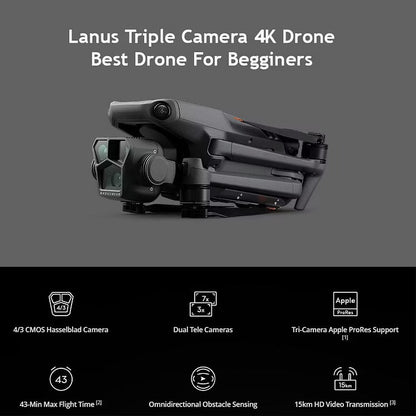 🚁 4K HD Camera Drone – 📦 Foldable · Easy to Fly · Long Battery Life