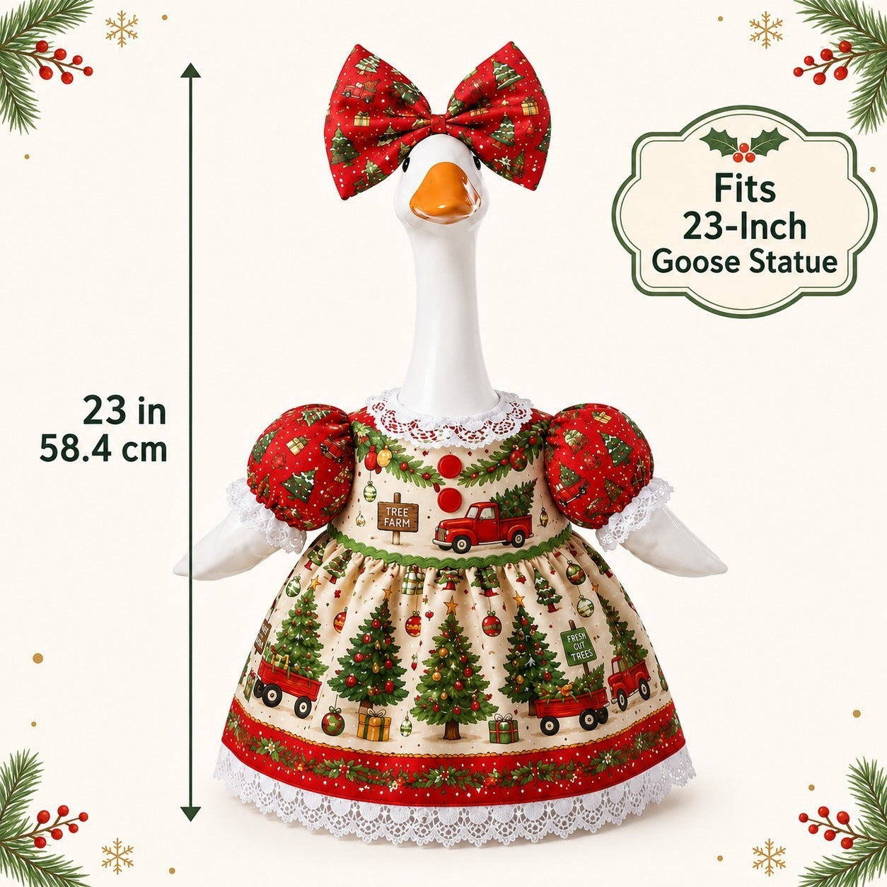 2026 New Christmas Collection 🎄 23 Inch Lawn Goose Outfit | Christmas Tree Farm Holiday Porch Decor