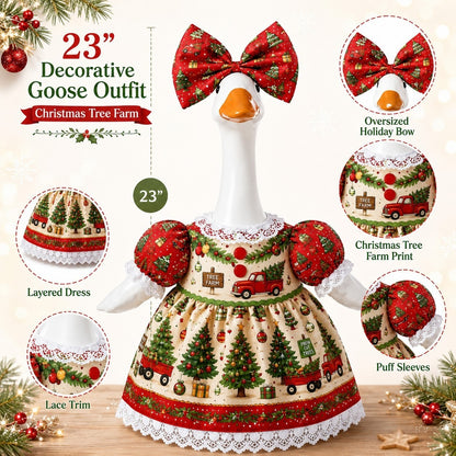 2026 New Christmas Collection 🎄 23 Inch Lawn Goose Outfit | Christmas Tree Farm Holiday Porch Decor