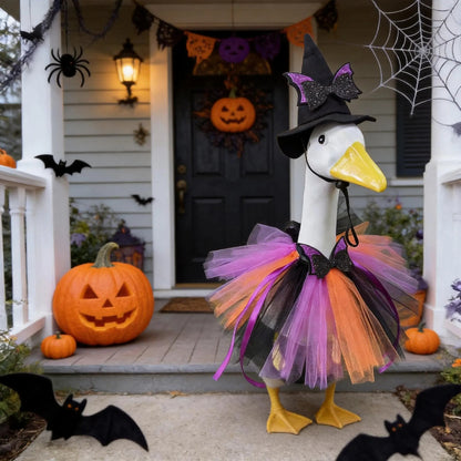 New 23" Halloween Witch Goose Outfit™ | Spooky Porch Decor