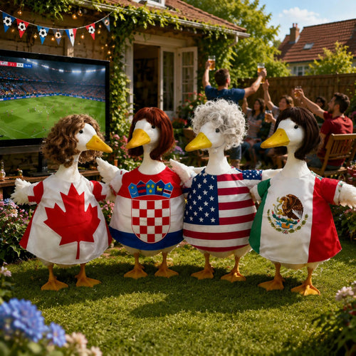 🇦🇷 23" Porch Goose Soccer Jersey Outfit – Cheer For Your Team in Style ⚽