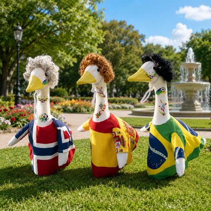 🇦🇷 23" Porch Goose Soccer Jersey Outfit – Cheer For Your Team in Style ⚽