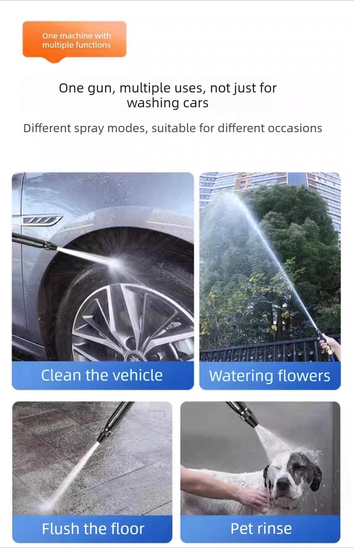 ⚡🌊LAST DAY 55% OFF - Home High-Pressure Car Wash Water Gun