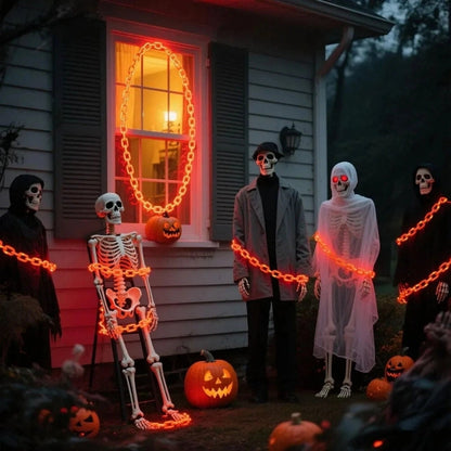 👻10 FT Halloween String Lights with 8 Lighting Modes, Waterproof & Battery-Powered
