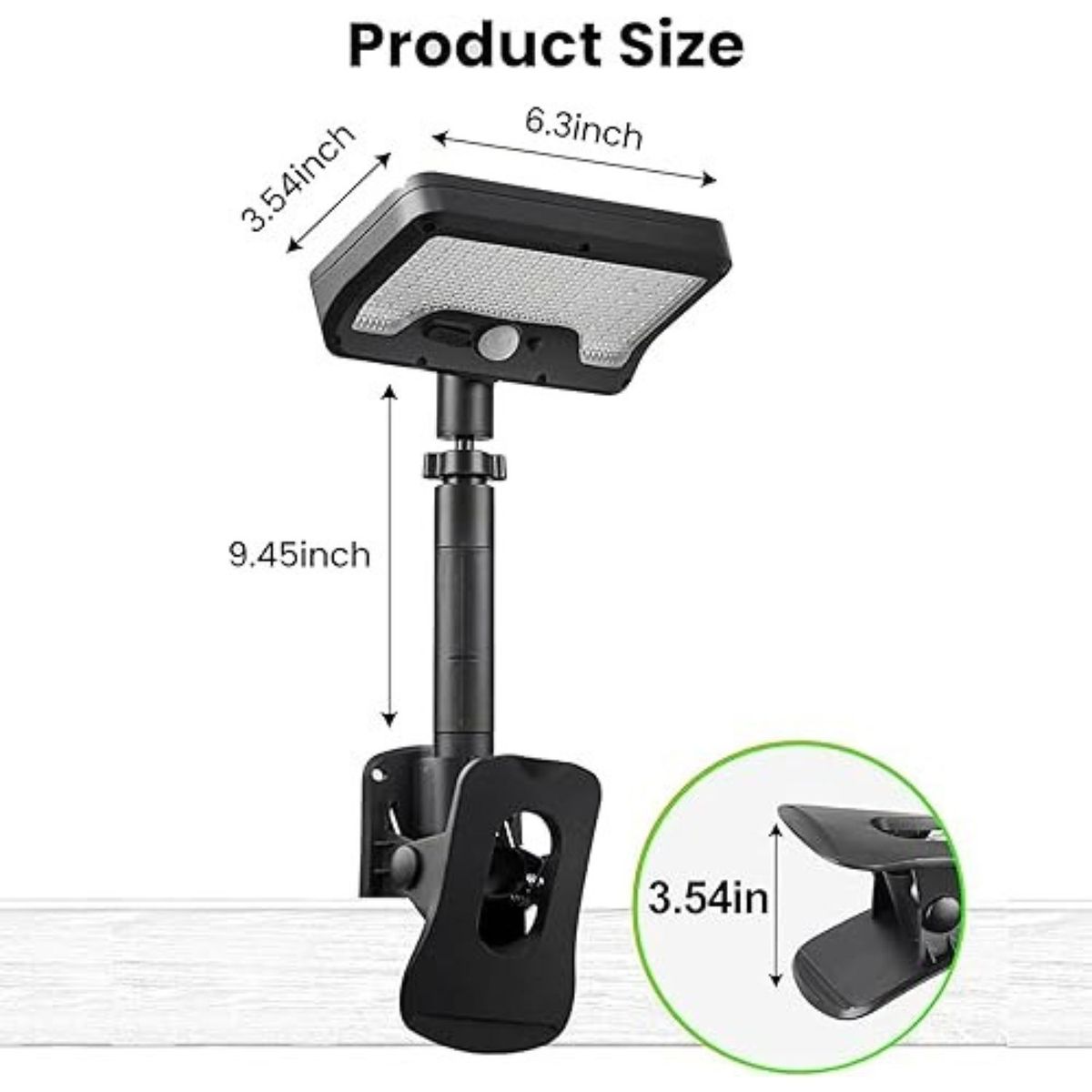 ☀️💡 SOLAR CLIP-ON FENCE LIGHT (2-PACK)